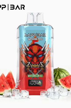 Вейп HAPP MEGA 100 000 дръпки – Watermelon Ice, 2% никотин, с дисплей