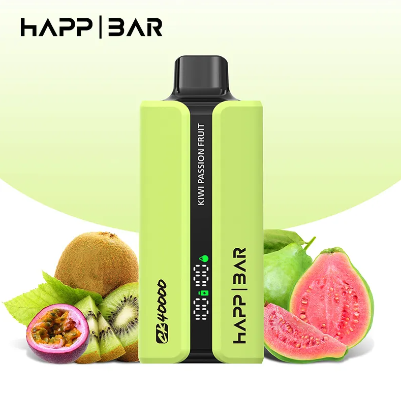 Вейп HAPP 40 000 дръпки – Kiwi Passion Fruit, с дисплей